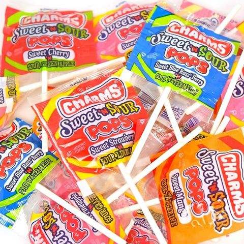 Charms Sweet and Sour Lollipop