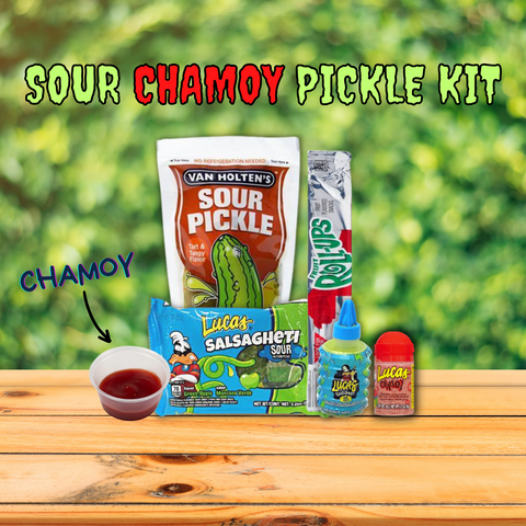 DIY Sour Chamoy Pickle Kit